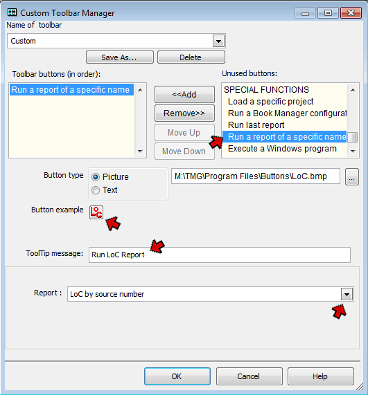 Custom Toolbar Manager